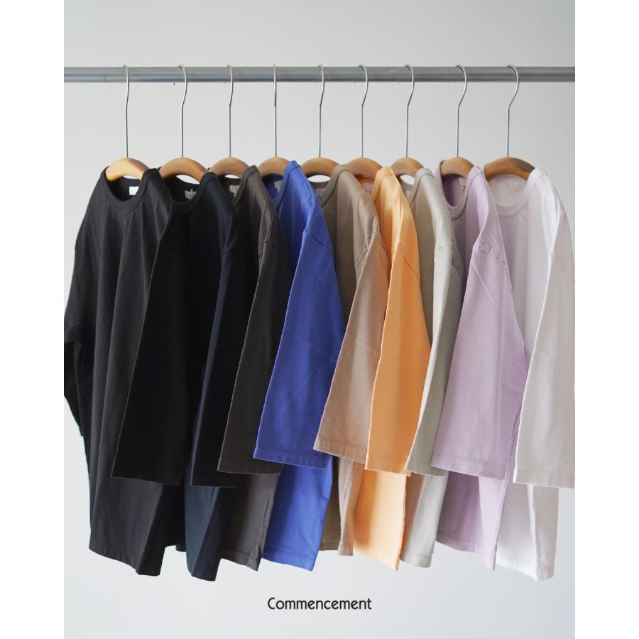 アウトレット！コメンスメント Commencement Tシャツ 7分袖 ベーシックTシャツ レディース Basic 3 4 tee COM-2 | COMMENCEMENT