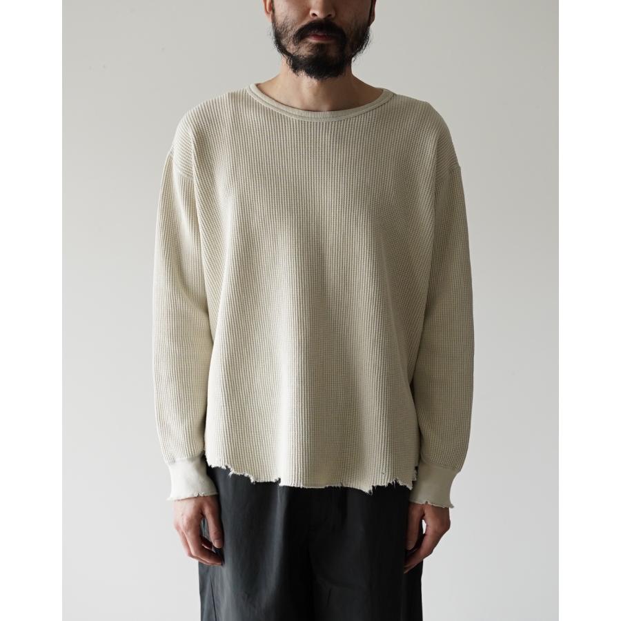 concause（コンコース） カットソー ワッフル ロングスリーブ Tシャツ
