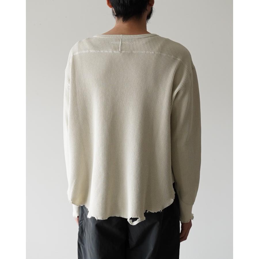concause waffle l/s tee コンコース ワッフル ロンT 5 concause（コンコース） カットソー ワッフル ロングスリーブ Tシャツ
