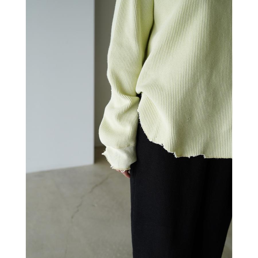 concause（コンコース） カットソー ワッフル ロングスリーブ Tシャツ