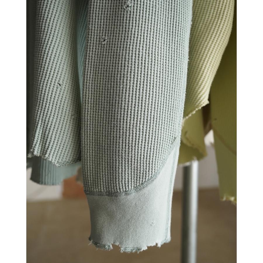 concause（コンコース） カットソー ワッフル ロングスリーブ Tシャツ