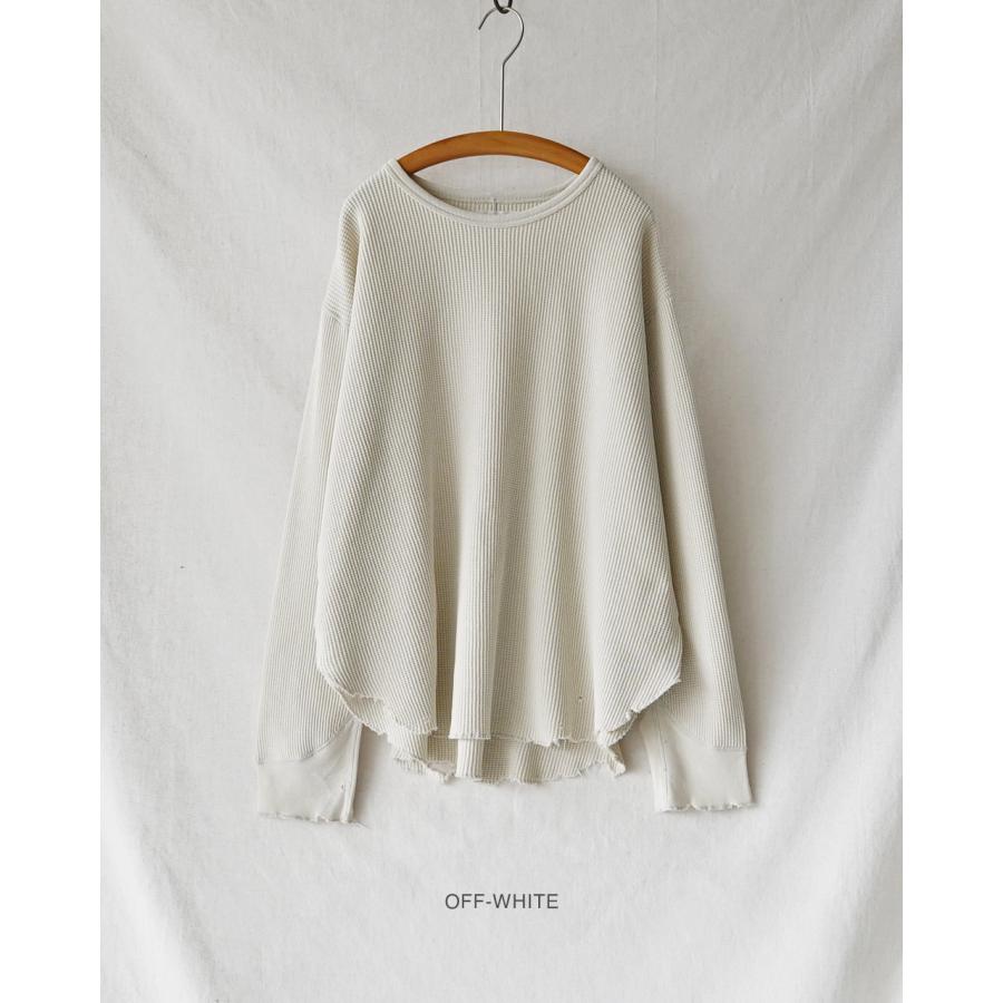 concause（コンコース） カットソー ワッフル ロングスリーブ Tシャツ