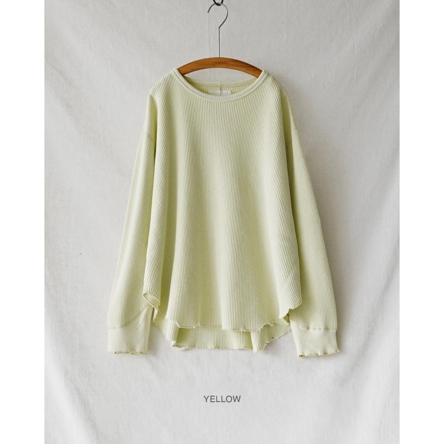 concause（コンコース） カットソー ワッフル ロングスリーブ Tシャツ