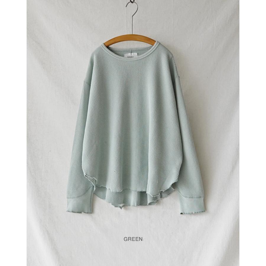 concause（コンコース） カットソー ワッフル ロングスリーブ Tシャツ