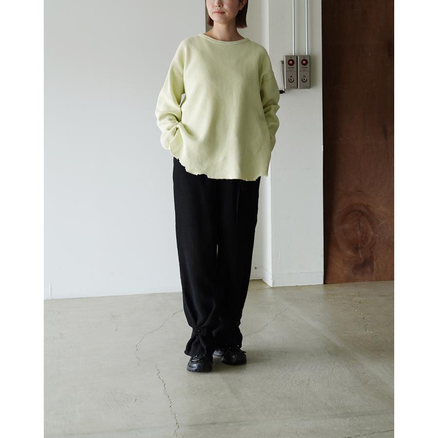 concause waffle l/s tee コンコース ワッフル ロンT 5 concause（コンコース） カットソー ワッフル ロングスリーブ Tシャツ