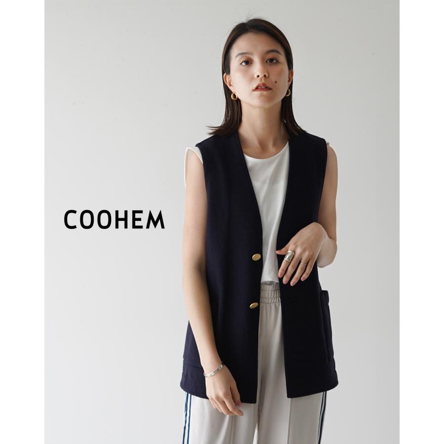 Coohem コーヘン COOHEM ウェーブ コットン ニット ベスト WAVE COTTON 
