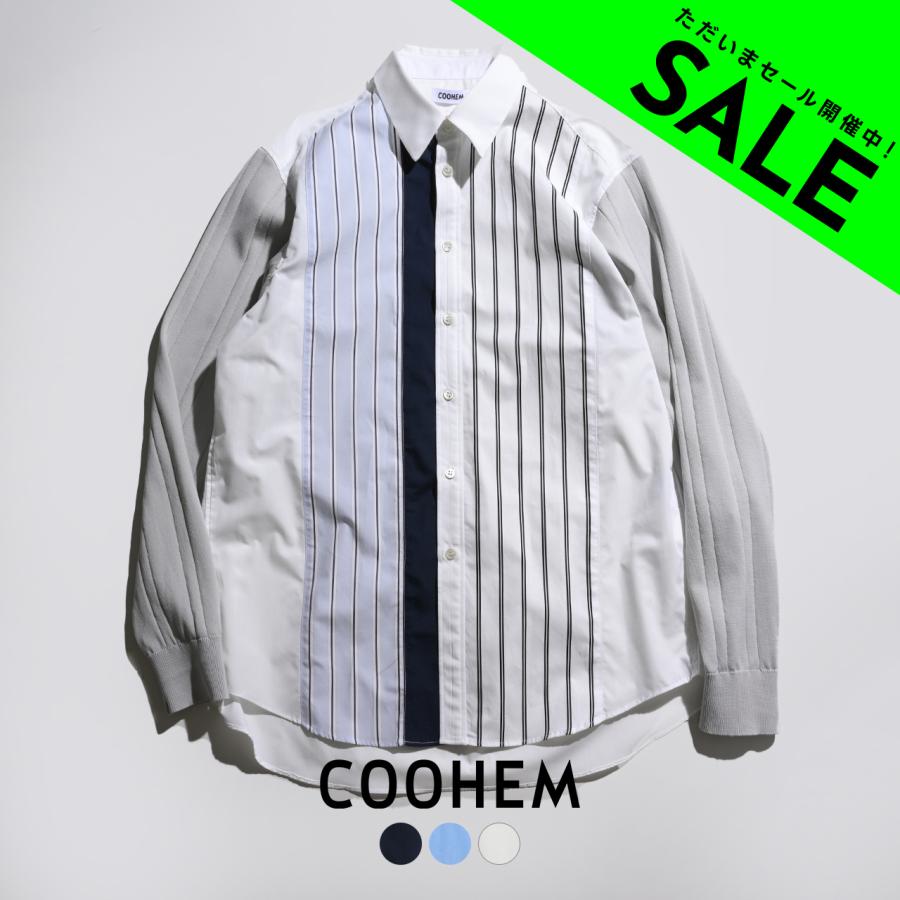 Coohem アウトレット コーヘン COOHEM ニットスリーブ パッチワーク 