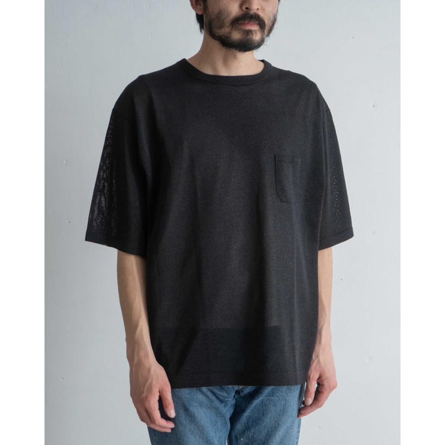 アウトレット！クレプスキュール crepscule Tシャツ 半袖ニット 和紙