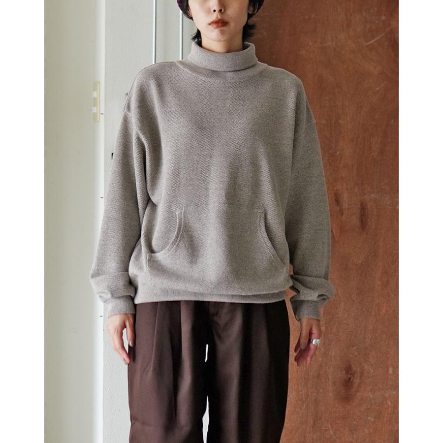 クレプスキュール crepscule ニット セーター コットンウールモス