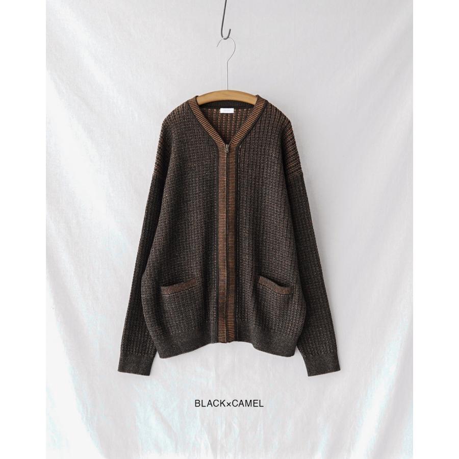 クレプスキュール crepscule カーディガン ケーブルジップカーディガン