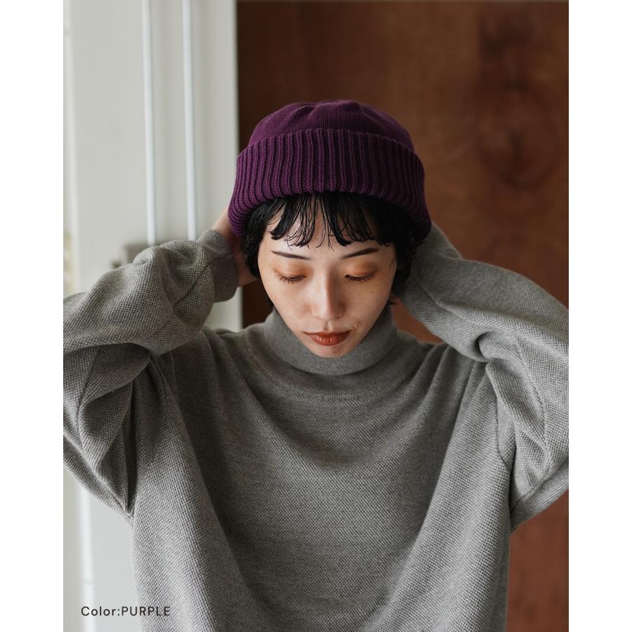 クレプスキュール crepscule ニットキャップ 帽子 Knit Cap 1 リブ