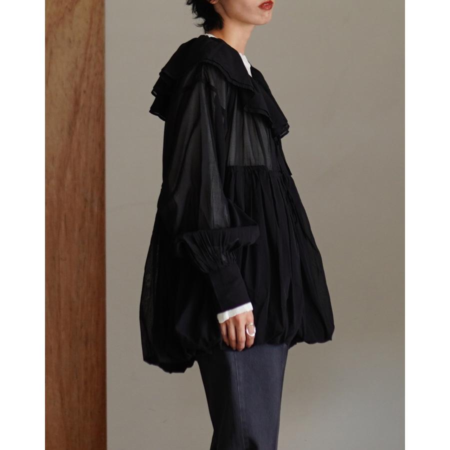 SALE！クリンクル クリンクル crinkle ブラウス フリルバルーン