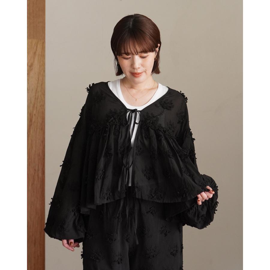 【中古】クリンクル クリンクル クリンクル crinkle crinkle crinkle コットンポリエステル ブラウス ブラック【サイズF】【レディース】 crinkle crinkle crinkle（クリンクル クリンクル クリンクル