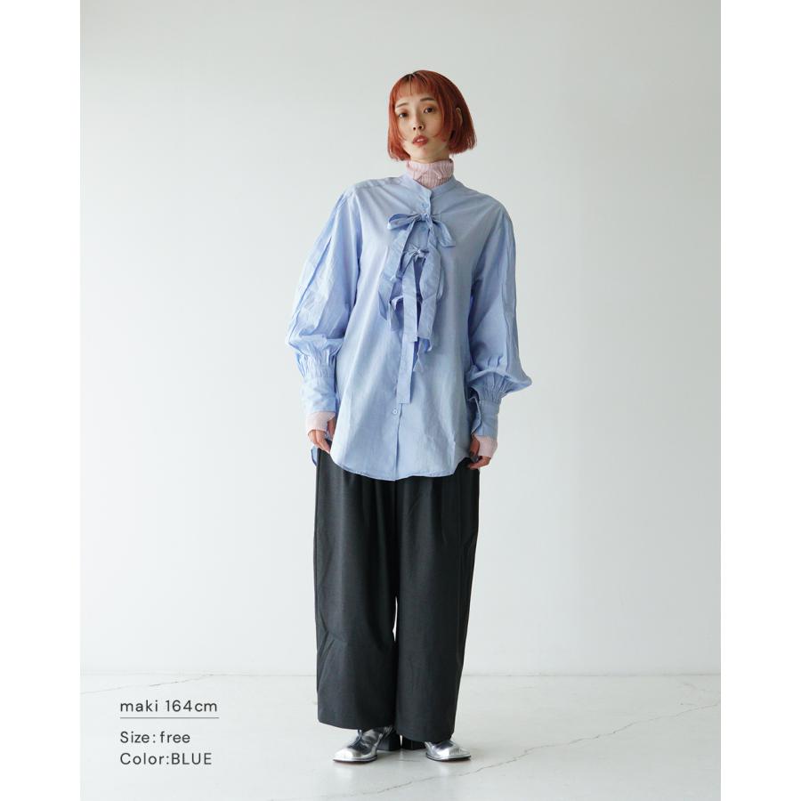クリンクル crinkle ブラウス リボンブラウス RIBBON BLOUSE CC