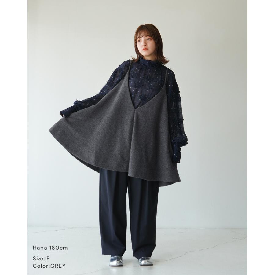 クリンクル crinkle キャミソール MONSTER CAMISOLE ウール クリンクル crinkle キャミソール MONSTER CAMISOLE ウール