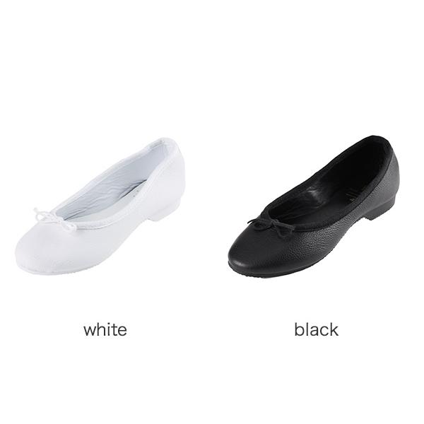 クラウン CROWN レザー バレエ シューズ BOW BALLET リボンモチーフ