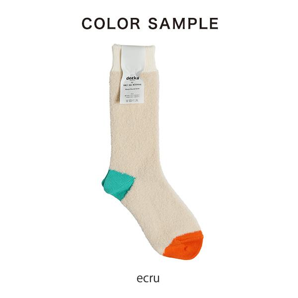 デカクオリティソックス decka Quality socks アルパカ ブークレ ソックス Alpaca Boucle Socks レディース 2022秋冬 BNB*de-19BN-2｜crouka｜11