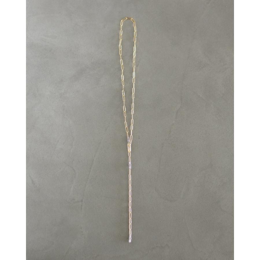 イオ EO ネックレス PCチェーンラリエットネックレス 2WAYロング