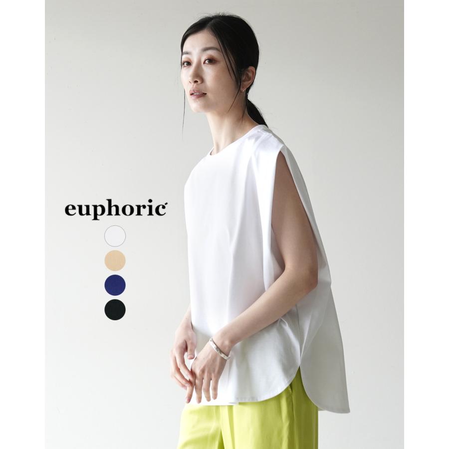 ユーフォリック euphoric ノースリーブ トップス カットソー No-Sleeve  