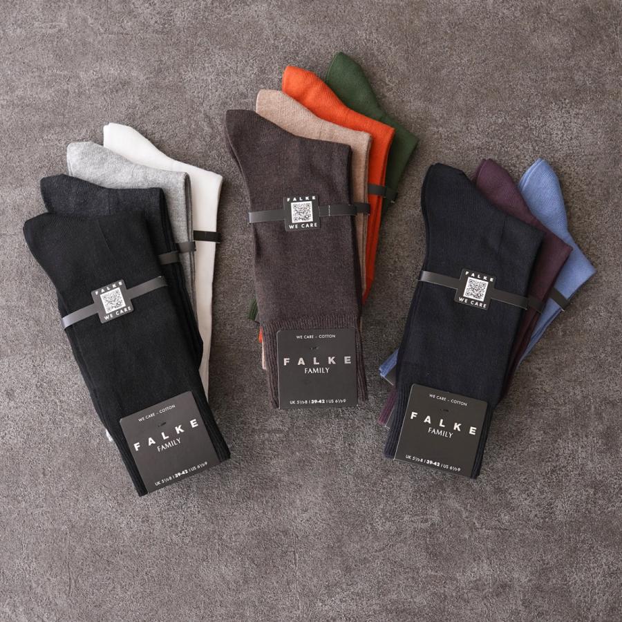 ファルケ メンズ 靴下 アンダーウェア Family Cotton Sneaker Sock Light Grey Melange 大好き