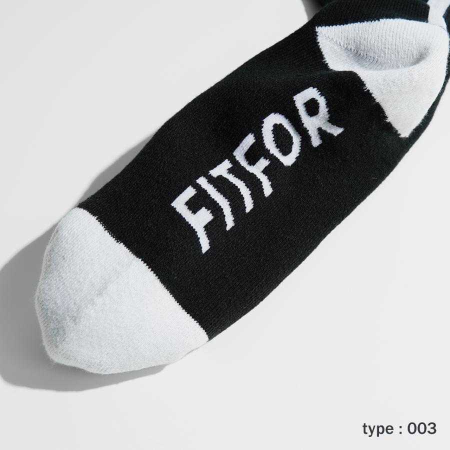 フィットフォー FITFOR ロゴ ソックス LOGO SOCKS 靴下 001 002 003 セール｜crouka｜10