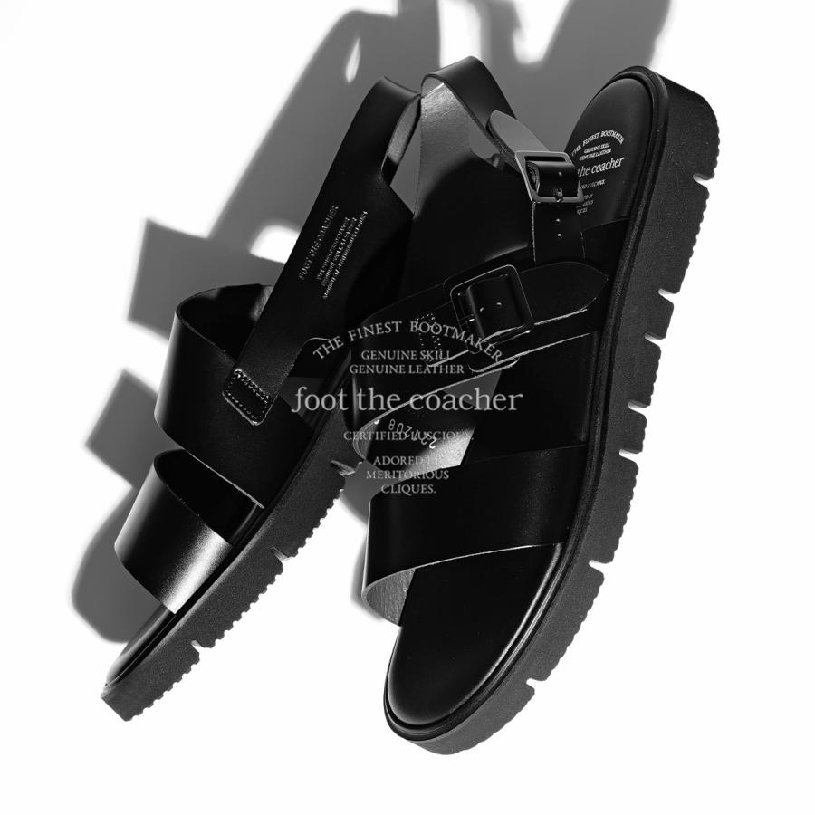 アウトレット フットザコーチャー foot the coacher ベルトサンダル SS 