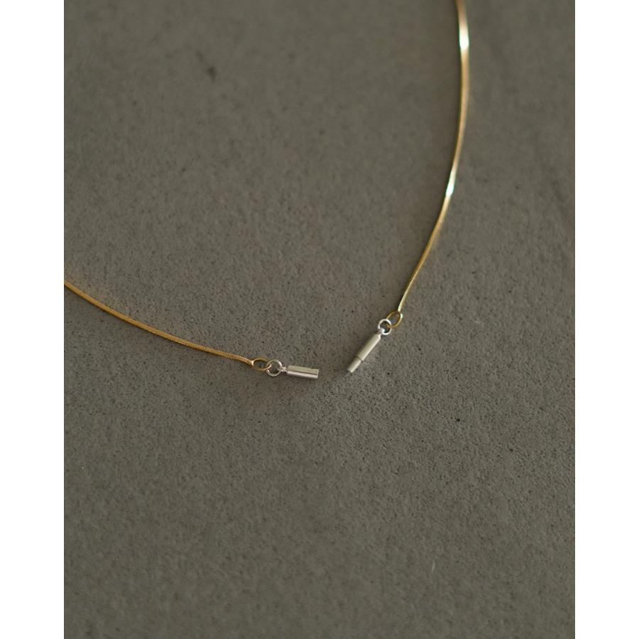 ポイント10倍 ガーデンオブエデン Garden of eden ミックスカット スネーク チャイナ ネックレス MIX CUT SNAKE CHIAN NECKLACE 21SS-MCNK03 40cmの画像