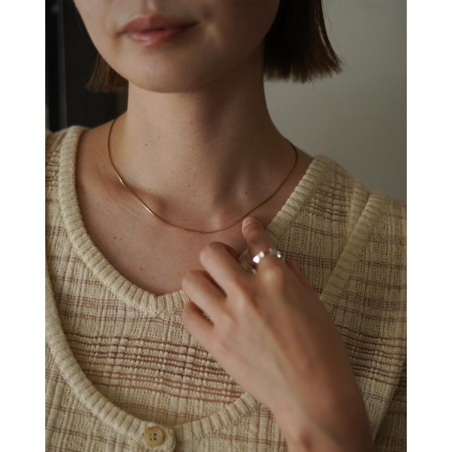 ポイント10倍 ガーデンオブエデン Garden of eden ミックスカット スネーク チャイナ ネックレス MIX CUT SNAKE CHIAN NECKLACE 21SS-MCNK03 40cmの画像
