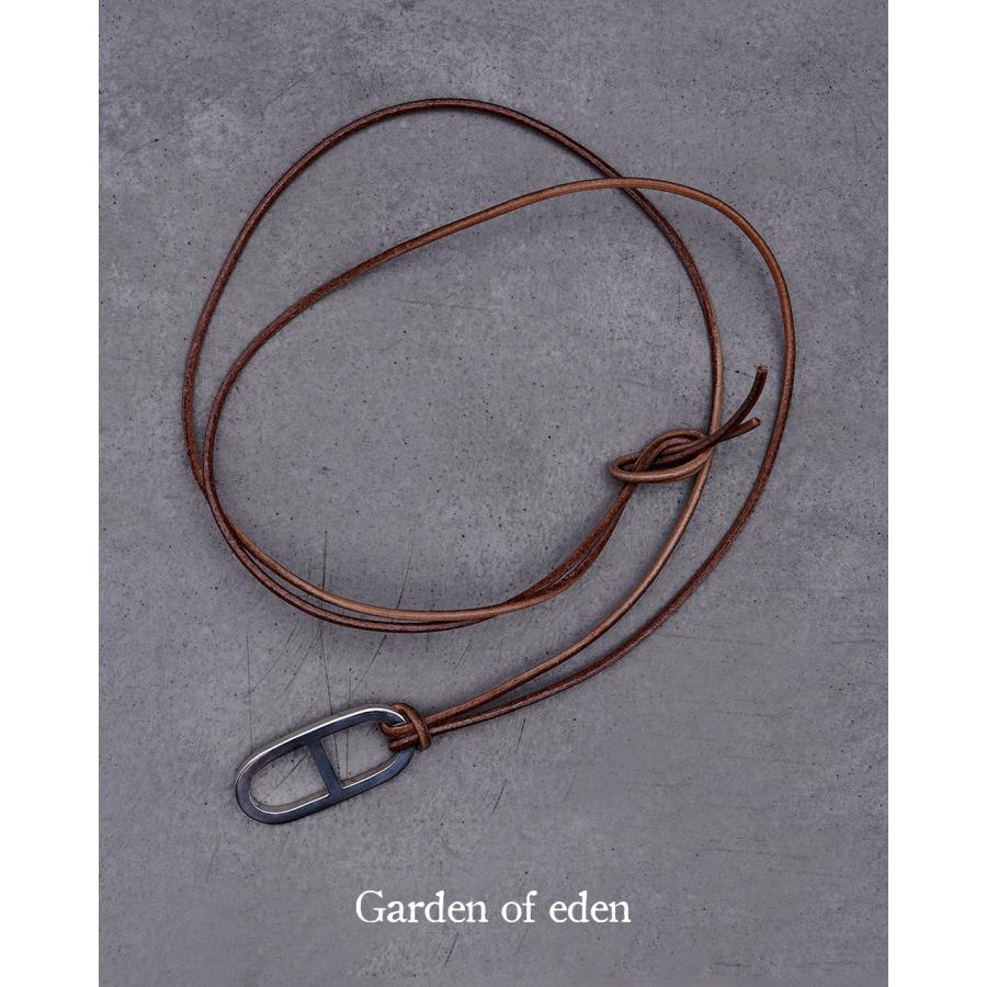 Garden of Eden ガーデンオブエデン アンカー レザー ネックレス Garden of Eden ガーデンオブエデン アンカー レザー ネックレス