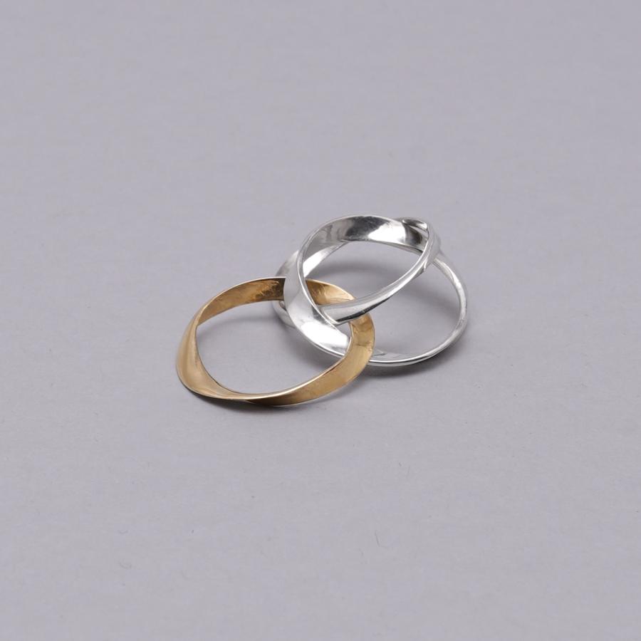 美品】CTHY GIMMEL RING ギメルリング シルバー ツイスト 17 美品