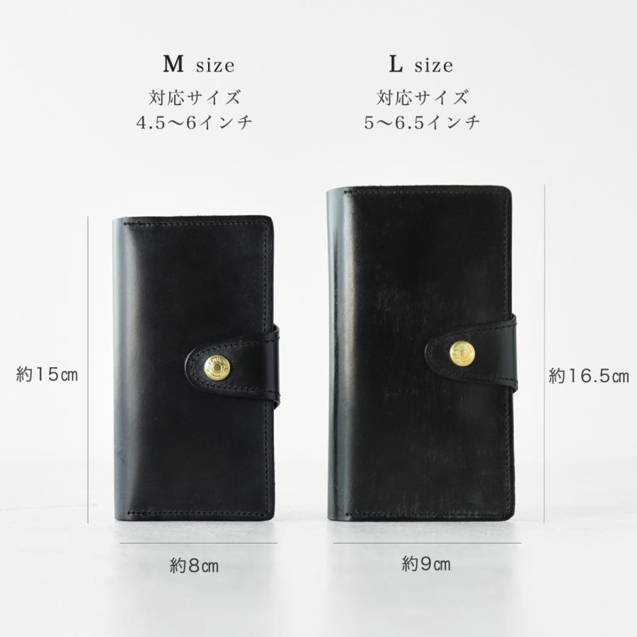 GLEN グレンロイヤル ブライドルレザー手帳型スマホケース Lサイズ GLEN グレンロイヤル ブライドルレザー手帳型スマホケース L