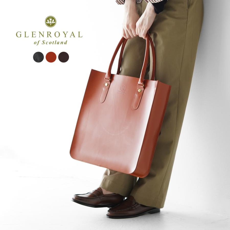 GLENROYAL グレンロイヤル ブライドルレザー 2ハンドル トート GLENROYAL グレンロイヤル ブライドルレザー 2ハンドル トート