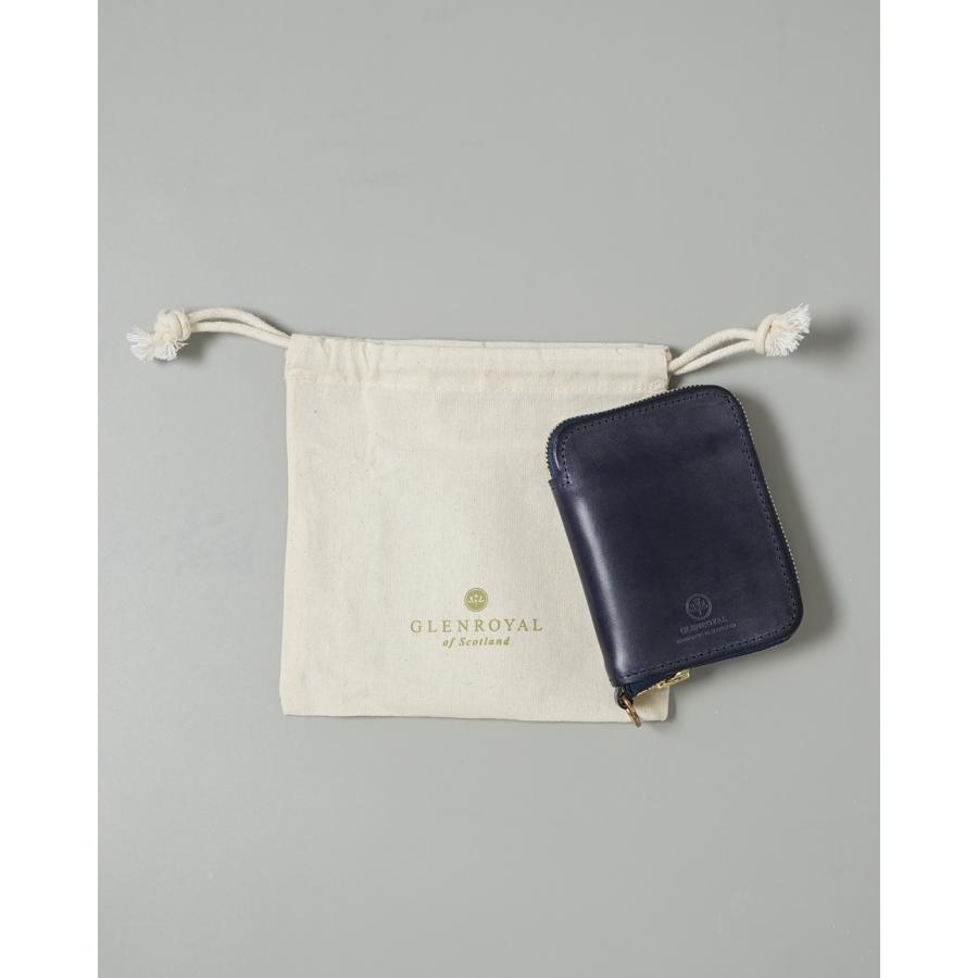 グレンロイヤル　スモールジップウォレット SMALL ZIP WALLET - ブライドルレザーの名門 GLENROYAL｜グレン