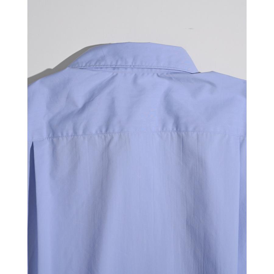 ゴールドウィン GOLDWIN コンフォータブル シャツ Comfortable Shirt ワイドカラー ブルー グレー メンズ 2024春夏 GL54138｜crouka｜10