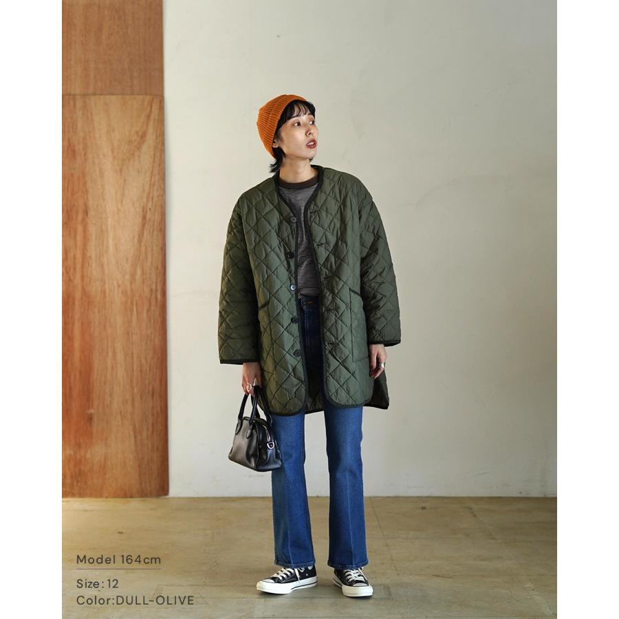 【おまとめ2点】美品 ジムフレックス ダウンコート ハンドキルト 紺/カーキ GYMPHLEX ジムフレックス Gymphlex アウター キルトダウン カラーレス