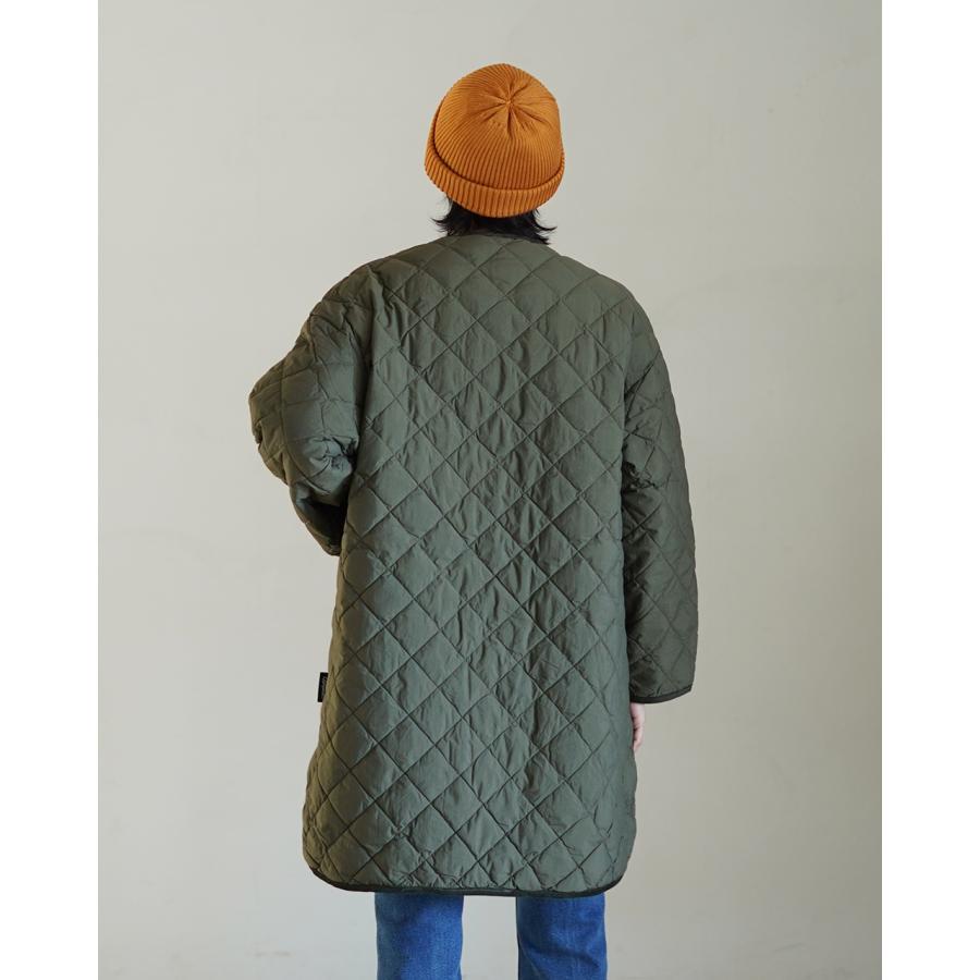 GYMPHLEX（ジムフレックス） アウター キルトダウン カラーレス コート