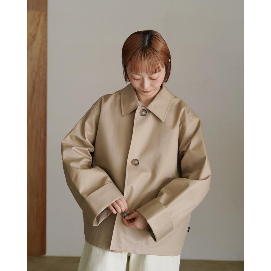 BLAMINK ショートスリーブコート 38 コットンクルーネックショートスリーブコート | BLAMINK (Women