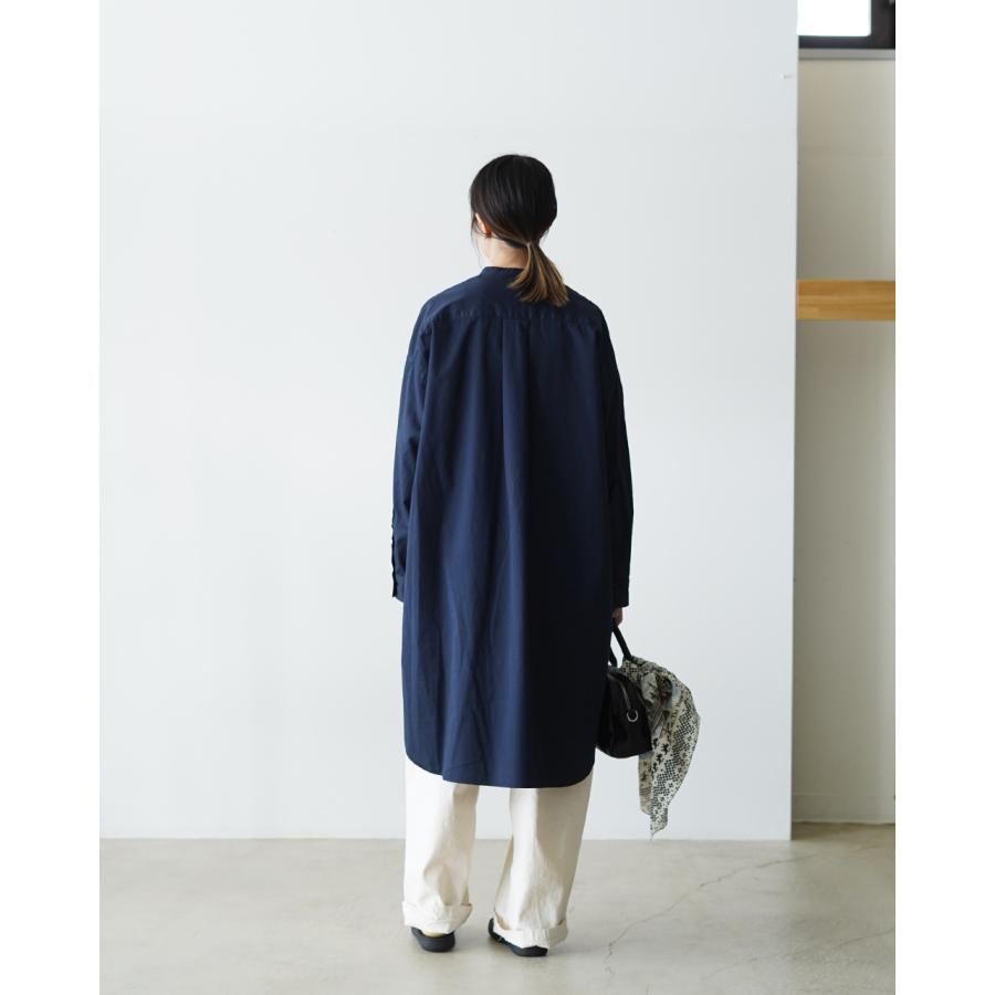 美品♪ ジムフレックス Gymphlex レギュラーカラーワイドシャツ 紺 GYMPHLEX ジムフレックス レギュラーカラー ワイドシャツ 長袖｜BORN