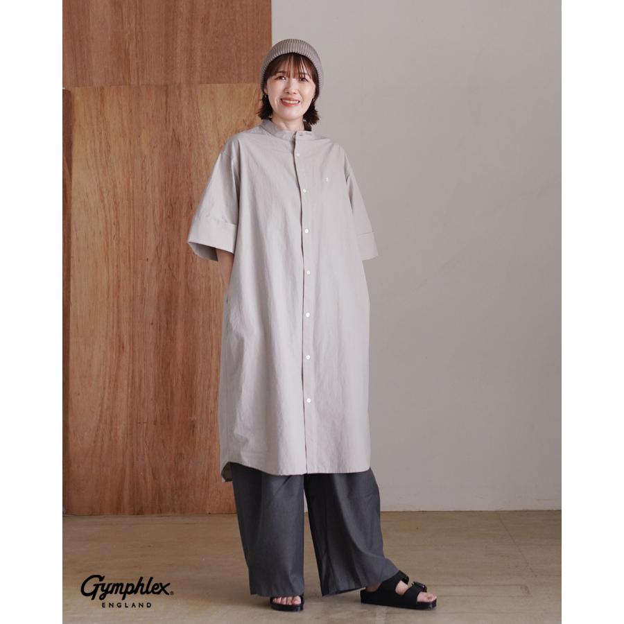 Rowmsuehs Neowmsusgdさん専用 GYMPHLEX（ジムフレックス） ワンピース スタンドカラー 半袖 シャツ