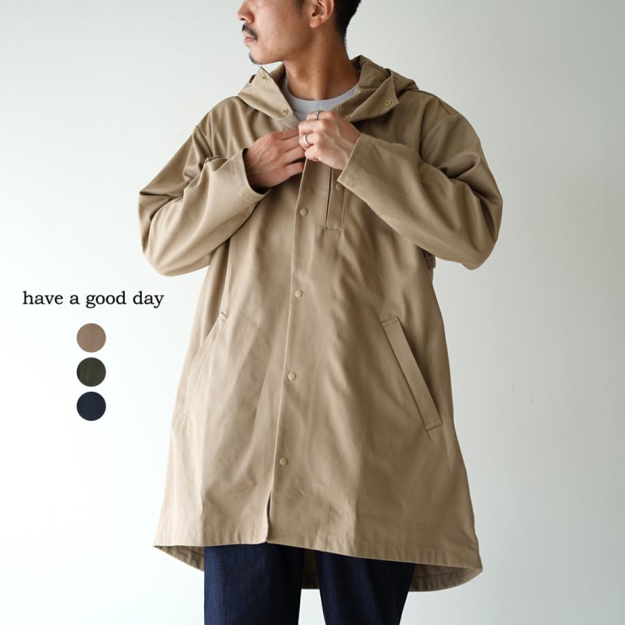 ハブアグッドデイ have a good day フーデット コート Hooded Coat レディース メンズ HGD-162｜crouka｜19