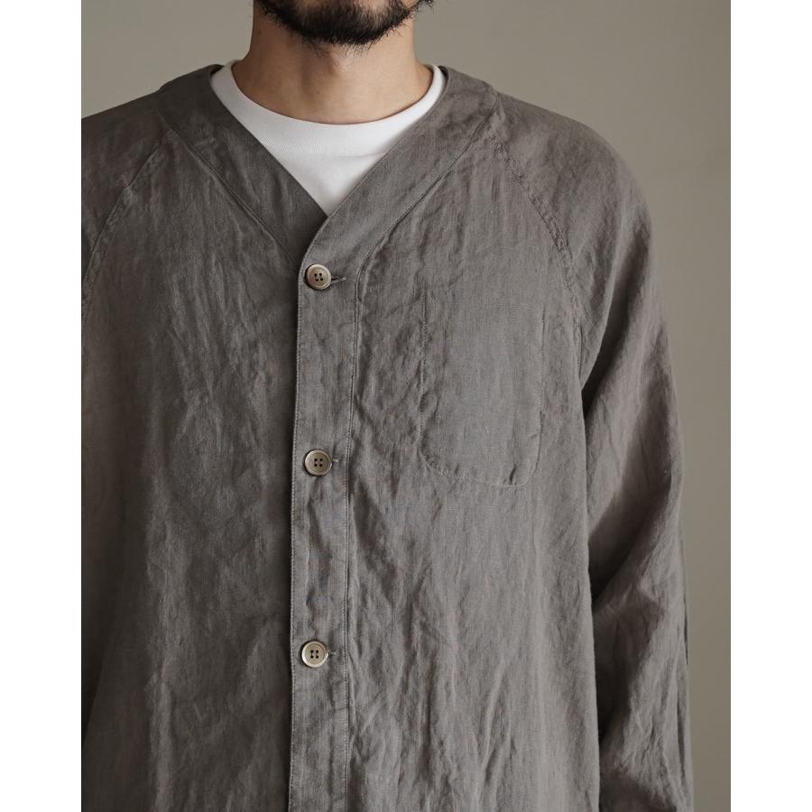 期間限定P10倍 ハブアグッドデイ have a good day リネンカーディガン ユニセックス Linen cardigan HGD-387 xp10の画像