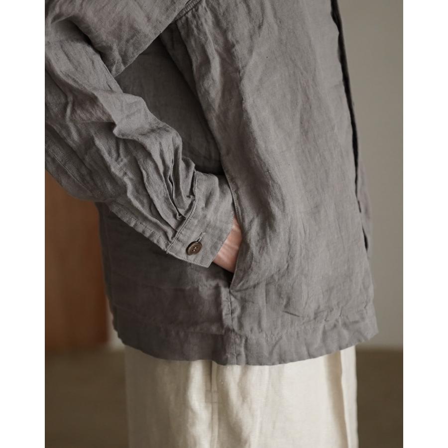 期間限定P10倍 ハブアグッドデイ have a good day リネンカーディガン ユニセックス Linen cardigan HGD-387 xp10の画像