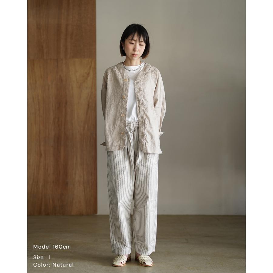 期間限定P10倍 ハブアグッドデイ have a good day リネンカーディガン ユニセックス Linen cardigan HGD-387 xp10の画像