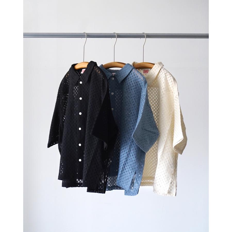 インディアインダストリー INDIA INDUSTRY 半袖 シャツ 1 黒 INDIA INDUSTRY [インディアインダストリー] SHORT SLEEVE SHIRT