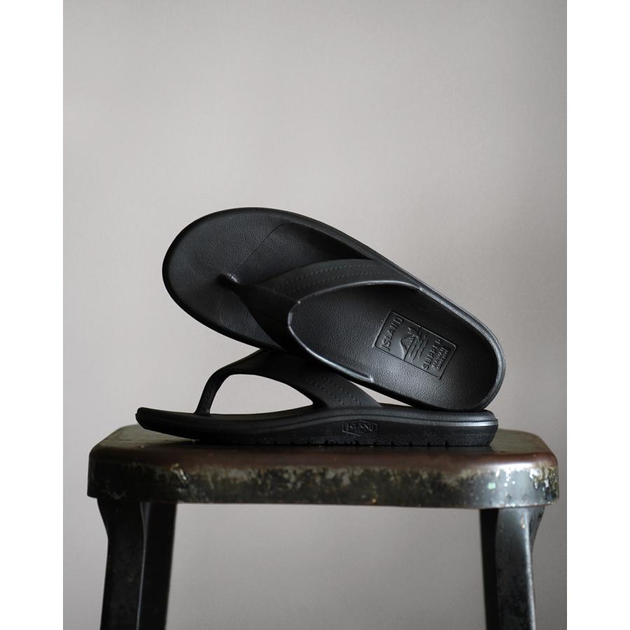 新品　 Slipper EVE トングサンダル ブラック ISLAND SLIPPER（アイランドスリッパ） サンダル トン・エヴァ トング