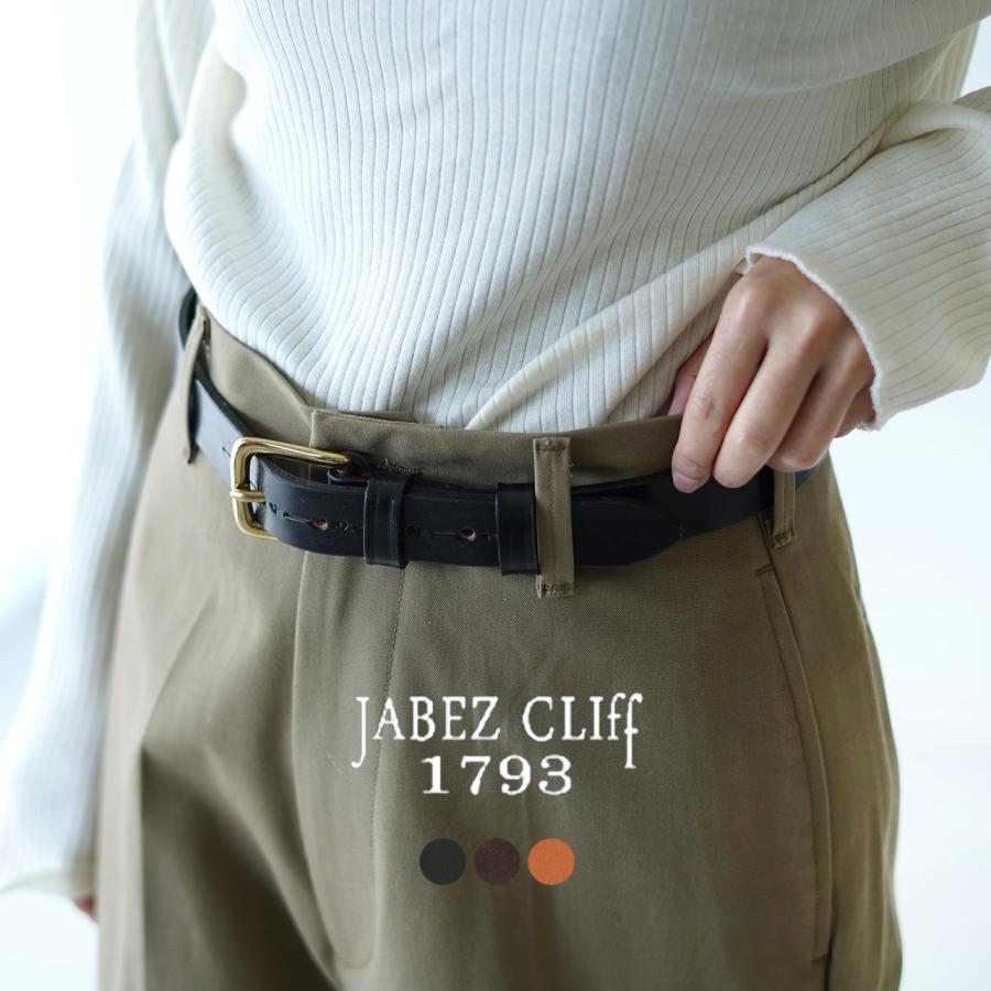 JABEZ CLIFF ジャベツクリフ レザーベルト STIRRUP BELT 2.8cm JABEZ CLIFF ジャベツクリフ レザーベルト STIRRUP BELT 2.8cm