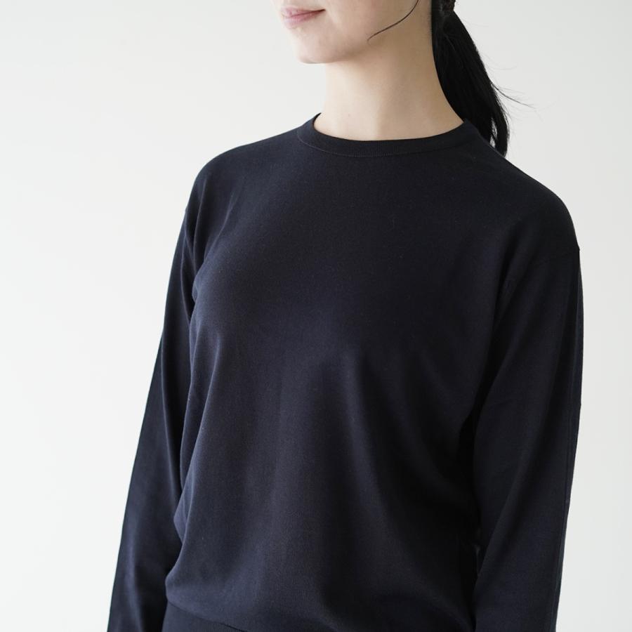 ジョンスメドレー  JOHN SMEDLEY クルーネック スウェット カットソー CREW NECK SWEAT レディース 2022春夏 S4486｜crouka｜10