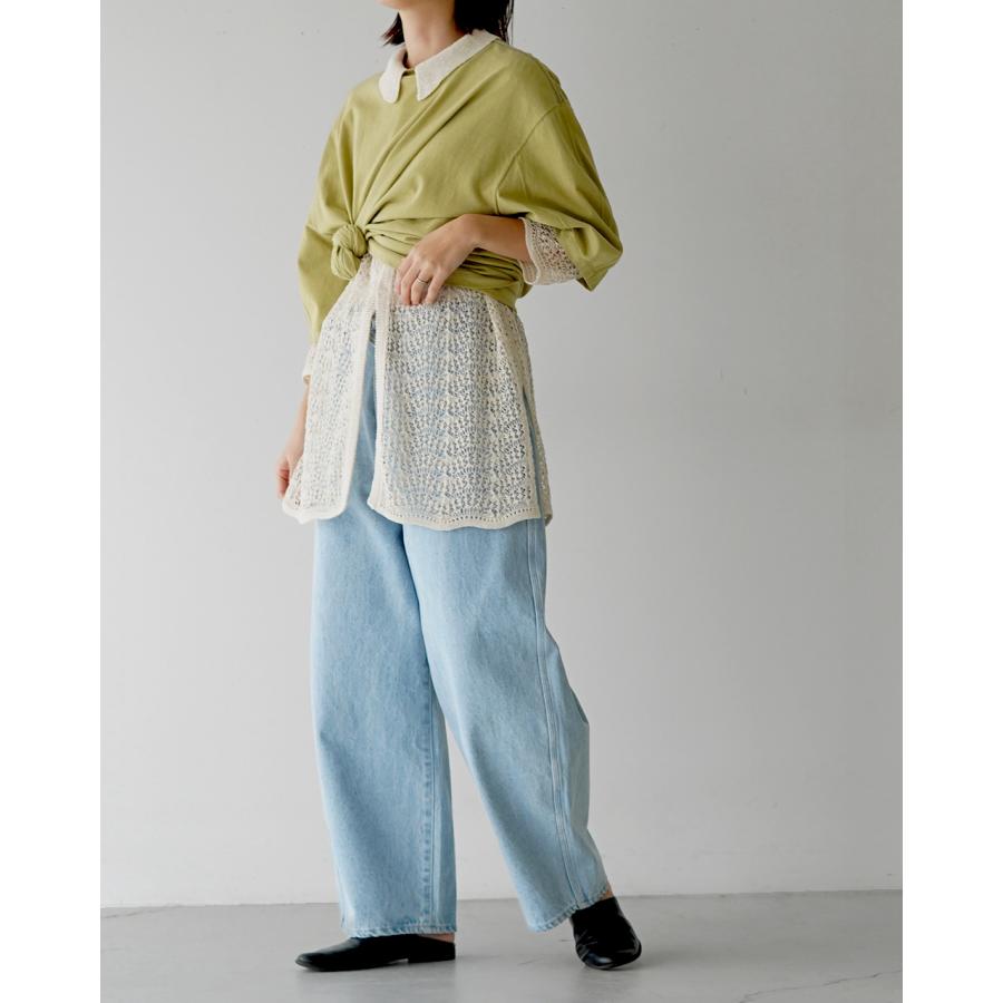 SALE！ジョイスアディッド JOICEADDED ラウンド ワイド デニム