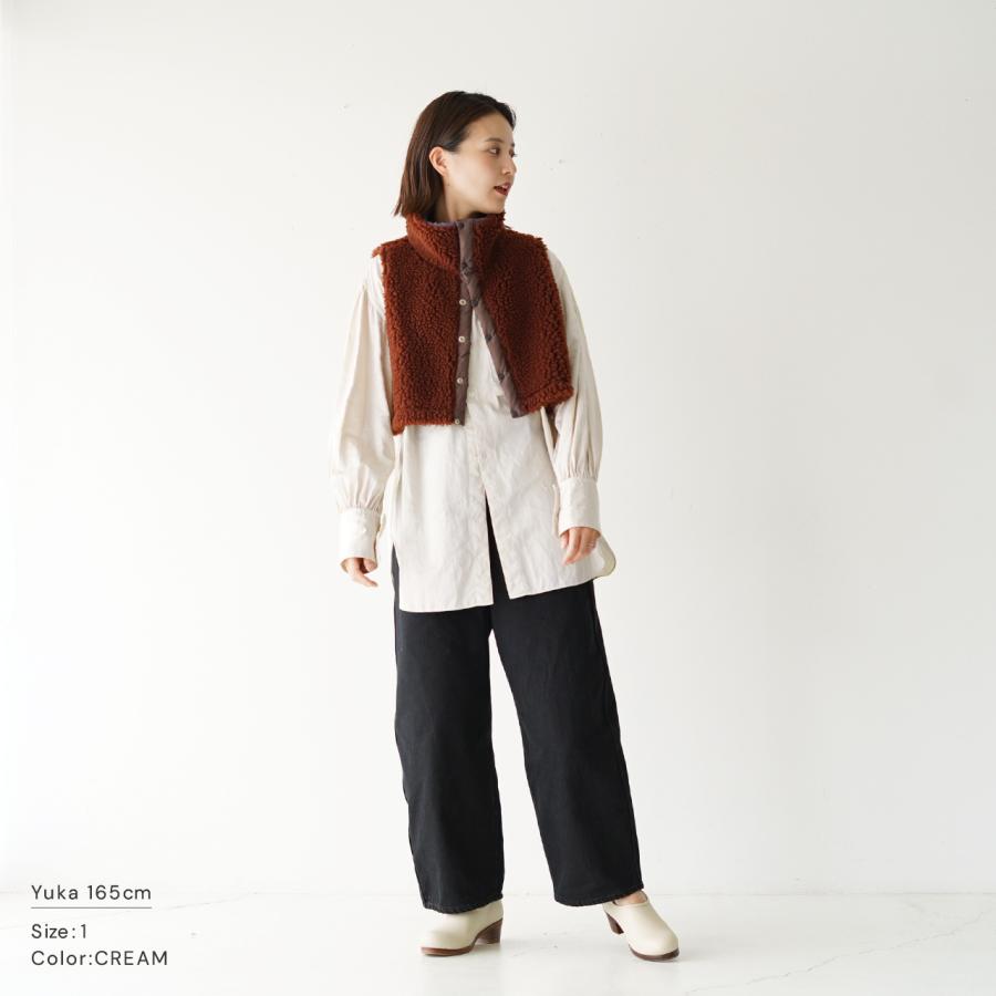ジョイスアディッド JOICEADDED ウォッシュド サテン シャツ ジョイスアディッド JOICEADDED ウォッシュド サテン シャツ