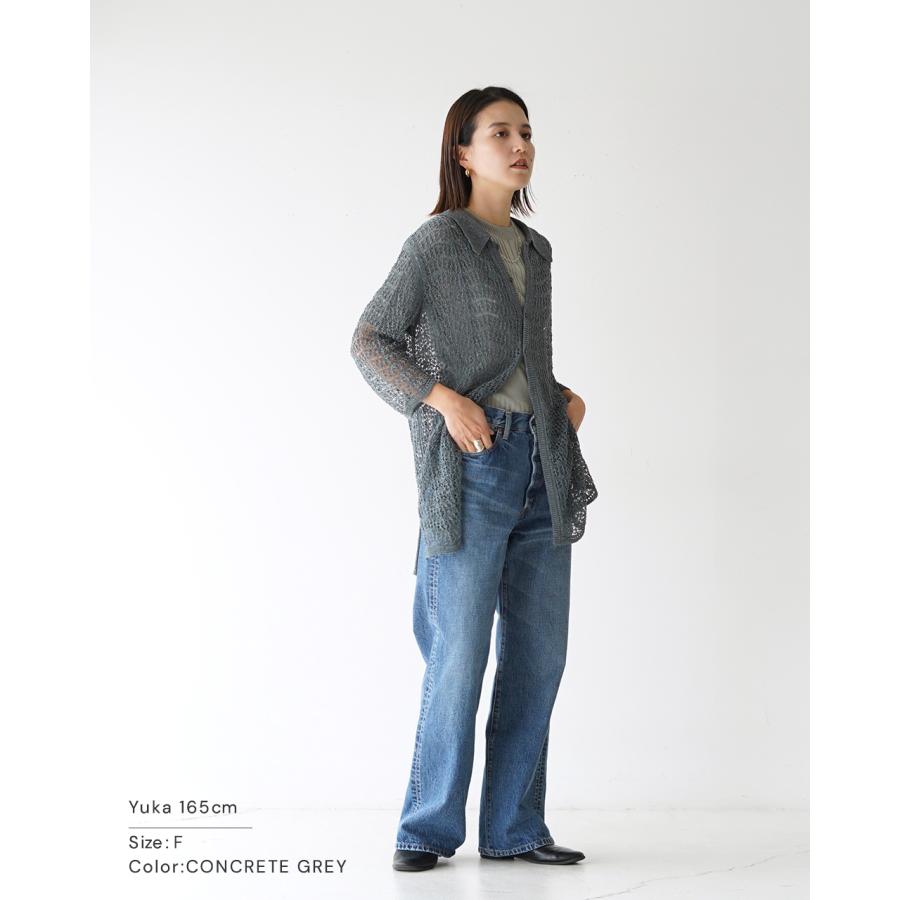 ジョイスアディッド JOICEADDED レース ニッティドシャツ Lace Knitted 